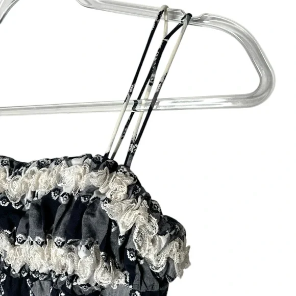 Vintage | 1950’s True Vintage Lou-Ette California Gigham Ruffle and Lace Dress - Picture 13 of 15